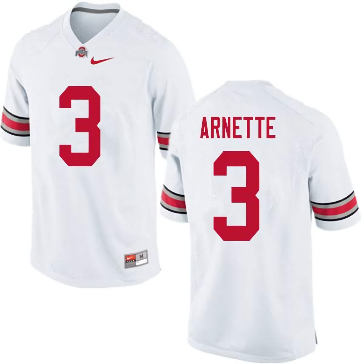 Damon Arnette Ohio State Buckeyes Men's NCAA #3 Nike White College Stitched Football Jersey KRK0156AX